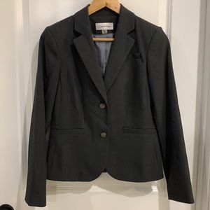 Calvin Klein Blazer | Size: 4 | Color: Gray